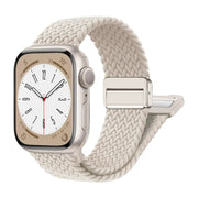 Braided Strap For Apple Watch Bands 40mm 45mm 41mm 44mm 42/46mm 49mm magnetic Bracelet iWatch series se 7 5 6 8 9 10 11 Ultra3 2