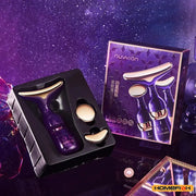 HOMEFISH Facial Sculpt Beauty System 3in1 Device With Sonic Vibration And LED Light Therapy For Lifting And Glowing Skin