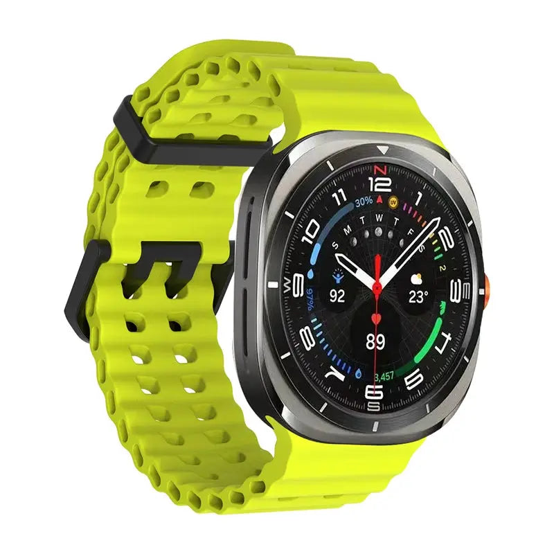 1:1 Marine Band For Samsung Galaxy Watch Ultra 2025 2024 Strap Accessories Sport Silicone Bracelet For Samsung Galaxy Ultra 47mm