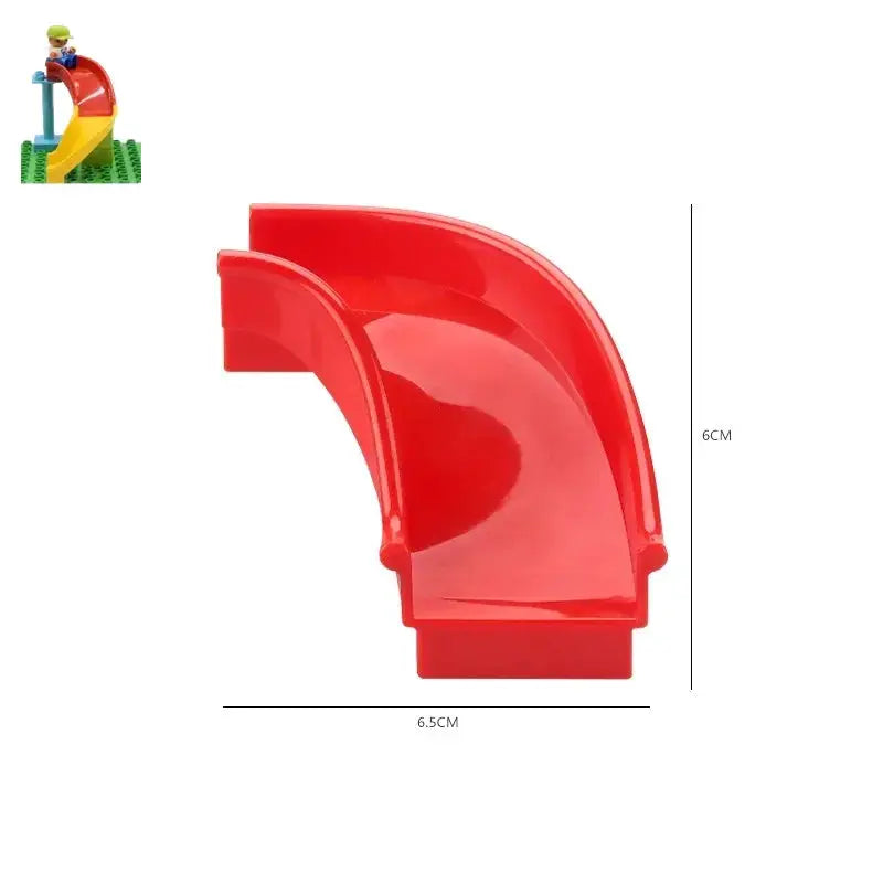 Big Building Blocks Duplo Compatible Large Brick Ferris Wheel Seesaw Slide Swing Educational Toy For Kids