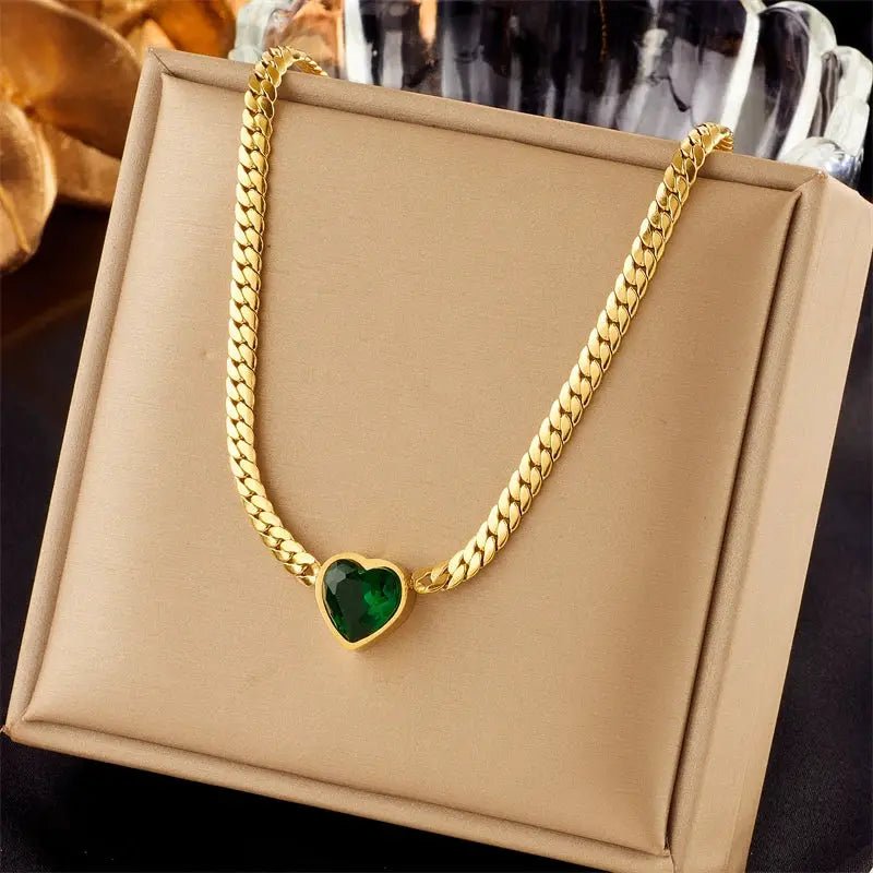 DIEYURO 316L Stainless Steel Butterfly Moon Lock Blue Eyes Pendant Necklace For Women Multilayer Choker Jewelry Gift - Simples Market