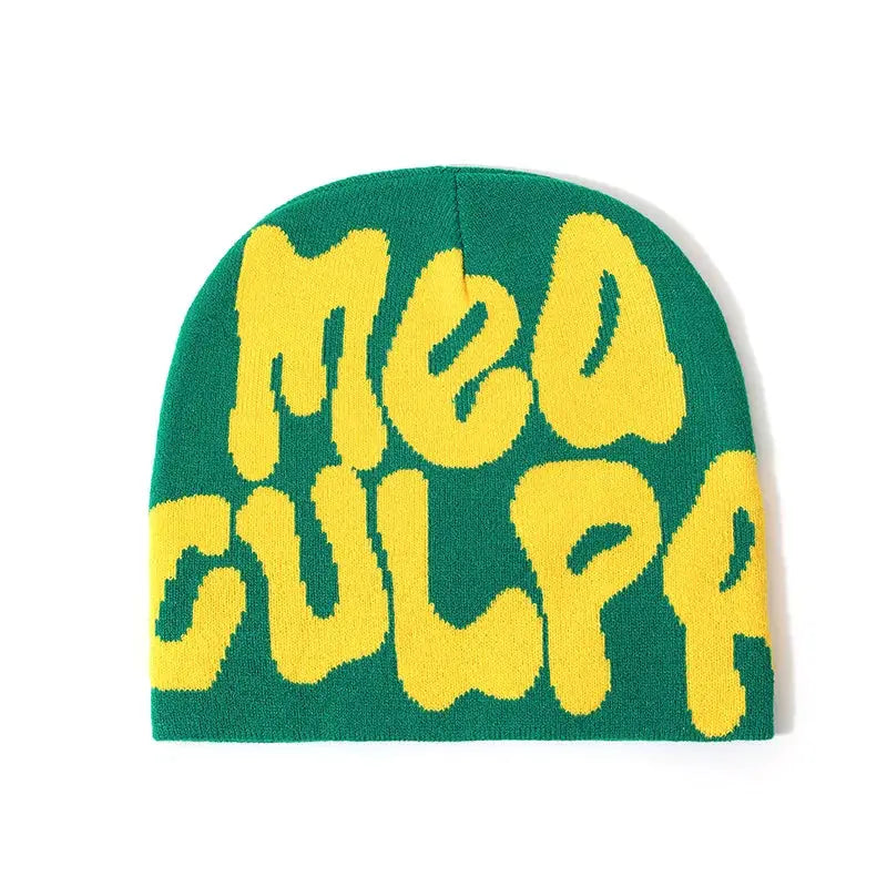 UrbanPulse Hip Hop Knit Beanie Hat Unisex Breathable Acrylic Knit Warm Winter Outdoor Cap for Sports and Casual Wear