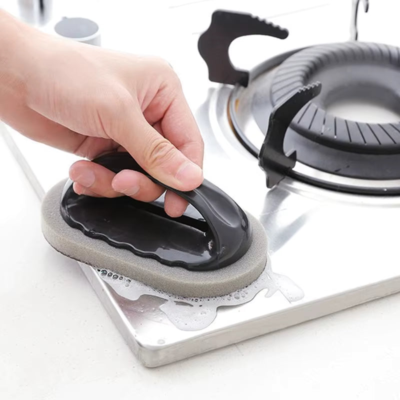 Magic Emery Sponge Brush Wipe Eraser Cleaner With Nano Emery Surface For Rust Removal And Ergonomic Handle