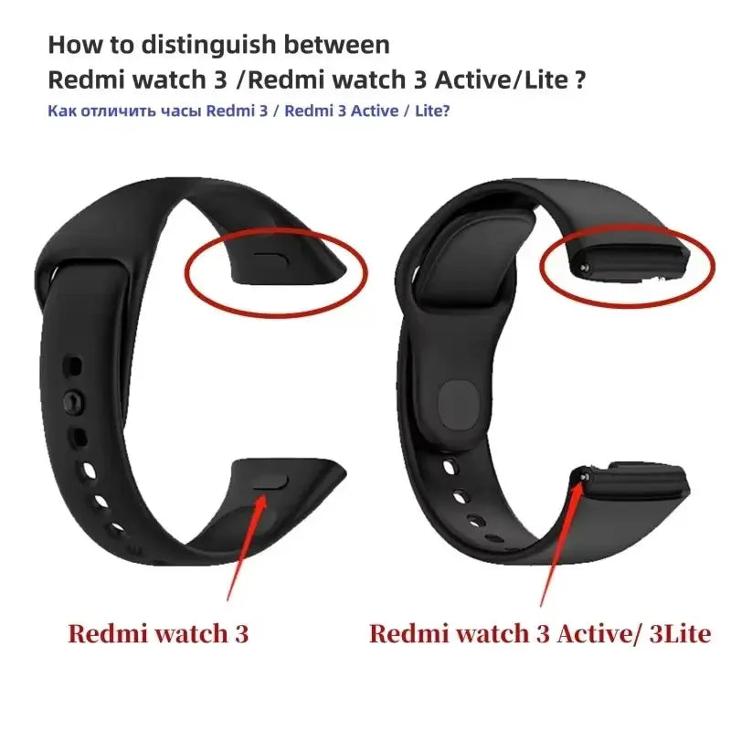 Silicone Strap+Case for Xiaomi Redmi Watch 3 Active band smartwatch Accessories Sport Bracelet For Redmi watch3 Active/Lite 2030