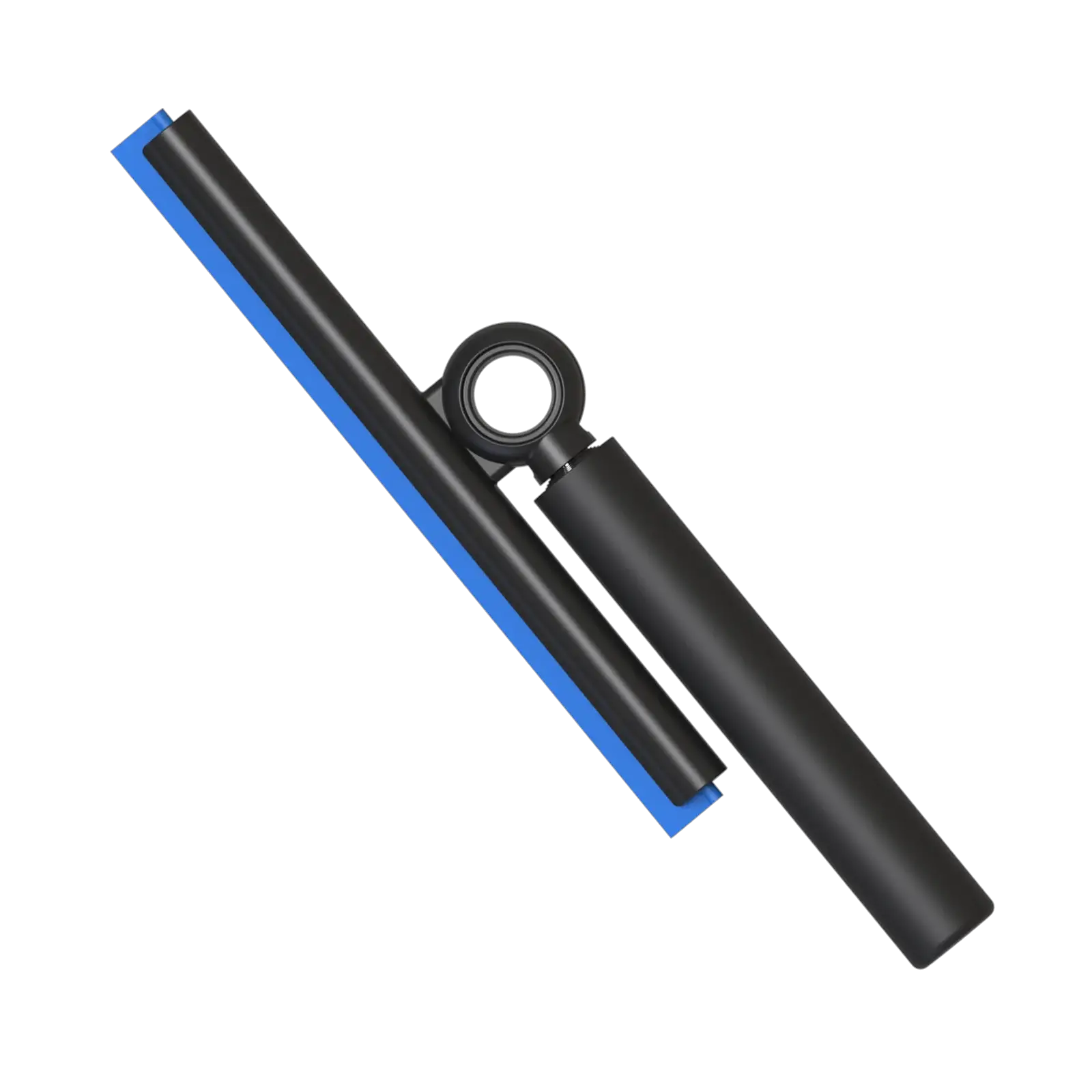 EHOMGUI shower squeegee with telescopic black handle and blue-edged blade by Simples Market