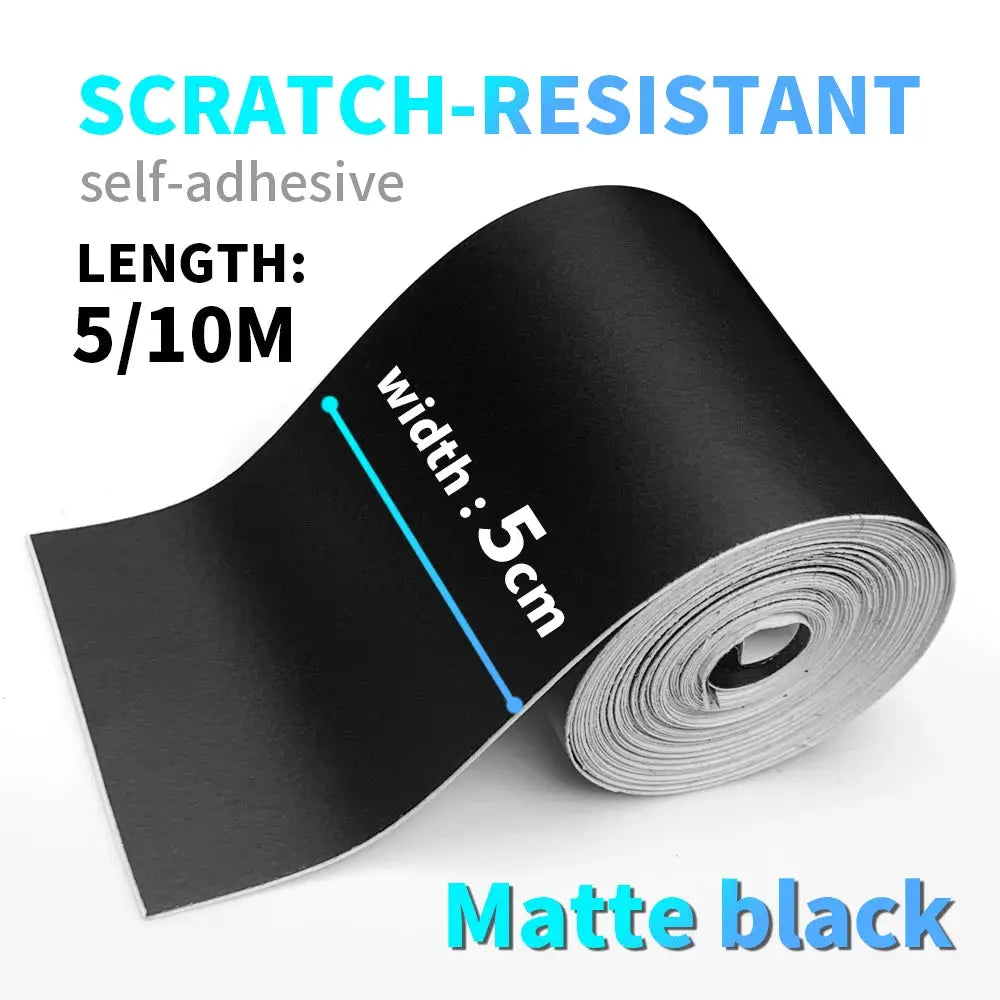Car wrap vinyl sheet matte black, scratch-resistant, self-adhesive, Simples Market