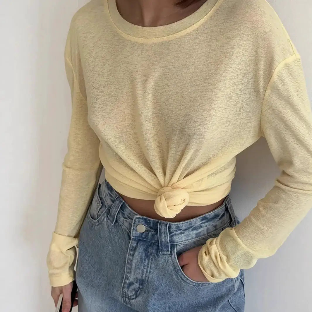 Women Long Sleeve Soft T Shirts Loose Fit Breathable Polyester Viscose Blend For All Day Comfort