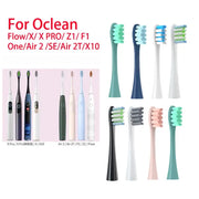 Oclean Flow Replacement Brush Heads Soft DuPont Tynex Bristles 7 Pack for Sonic Toothbrushes Gentle Plaque Removal