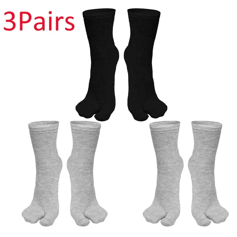 Fashion Japanese Style Tabi Toe Socks For Men Women Split Toe Socks For Geta Zori Flip Flops And Sandals Fiber