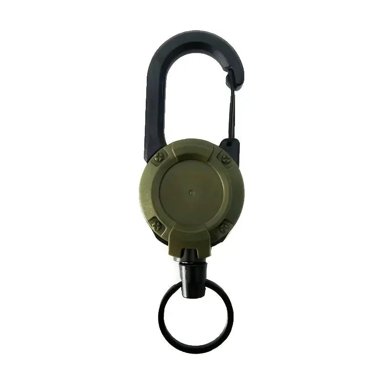 Extendable Retractable Keychain Badge Reels With Carabiner Clip 1 2 4 Pack Heavy Duty For Men Outdoor Bags