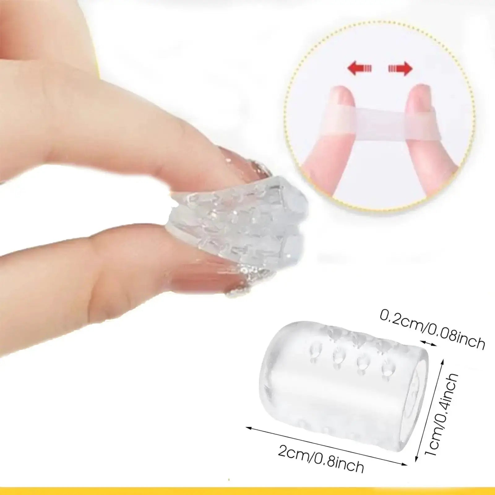 20 Pcs Silicone Gel Toe Protectors Cushions For Corns Calluses Blisters Pain Relief Soft Toe Sleeves