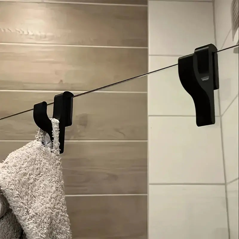 3D Shower Door Towel Hook For 8mm Glass Doors Ideal Bathroom Hanger For Towels Bathrobes Clothes And Laundry