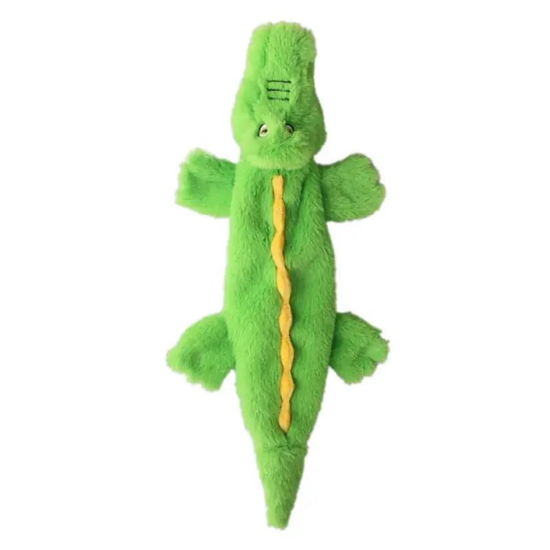 No Stuffing Simulated Animal Dog Toy With Squeakers Durable Plush Crinkle Squeaky Chew Toy For Fetching