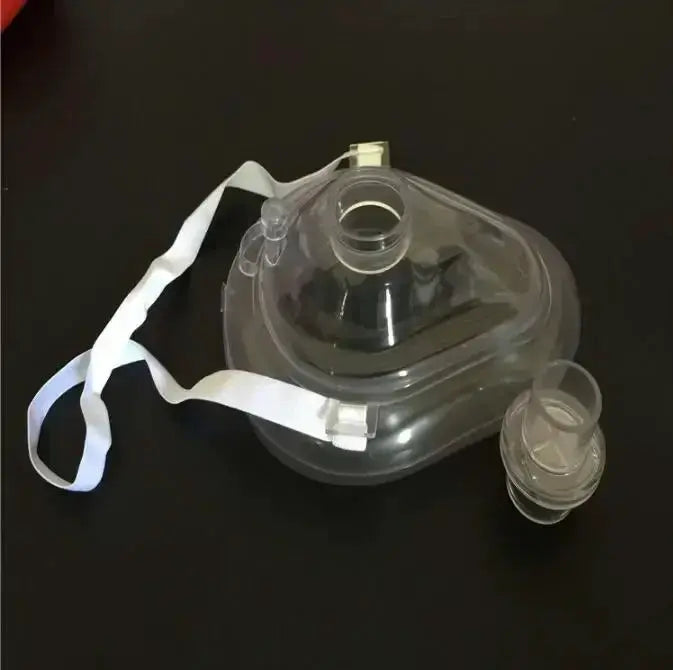Simples Market CPR mask rescue set with transparent resuscitator face shield and white strap