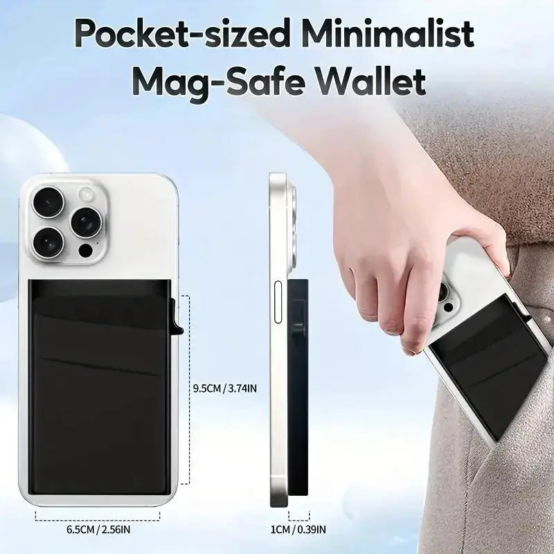 1pc Simples Market slim pop-up card holder wallet with RFID blocking for phones (mag-safe)