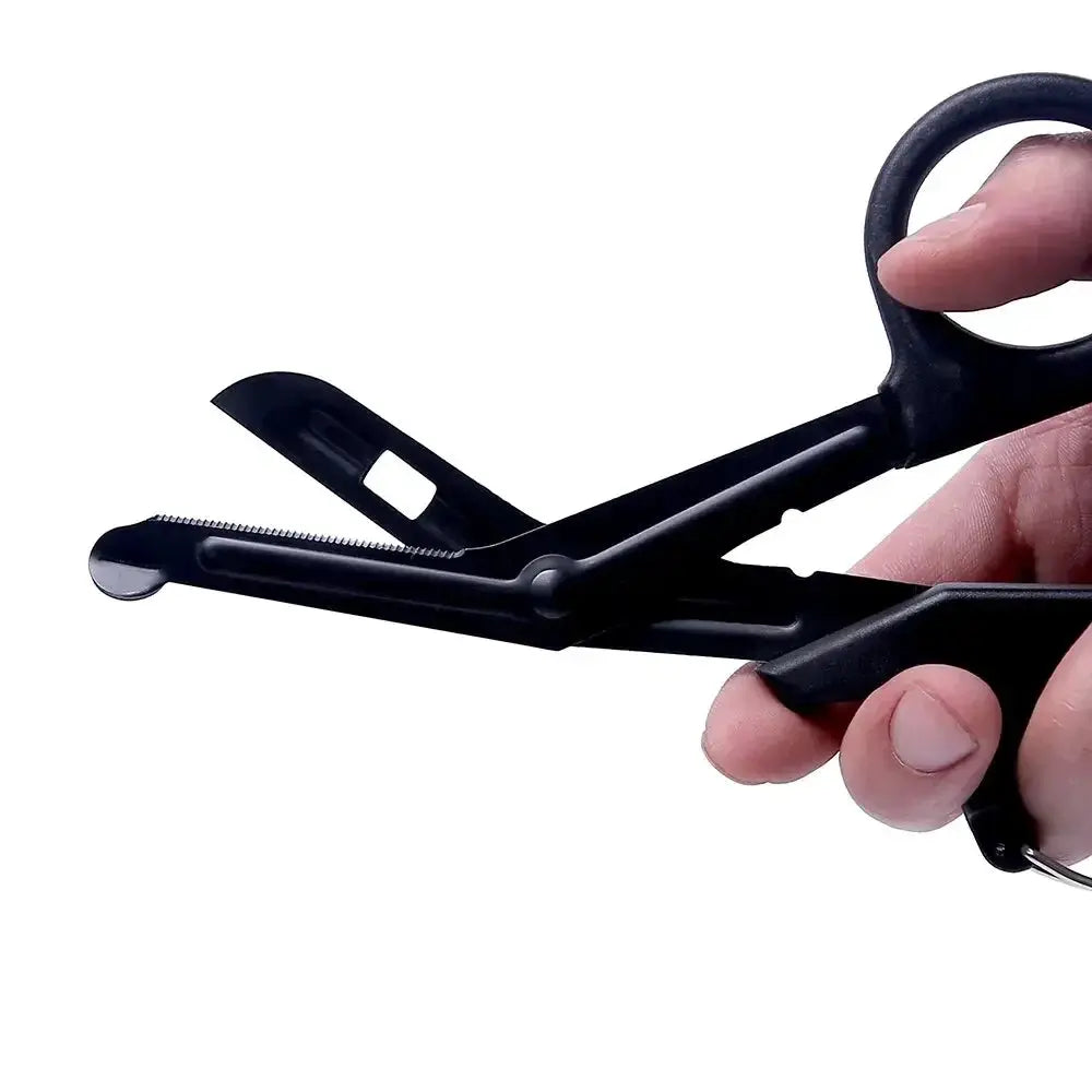 Rescue First Aid EMT Trauma Bandage Shears Medical Scissors 15 18.5 Cm Stainless Steel Milled Serrations Curved Tip