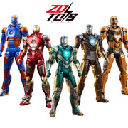 ZD Original Iron Man MK31 MK32 Piston Romeo MK10 MK19 Tiger One Tenth Scale Armor Marvel Legends Avengers Action Figure Toy