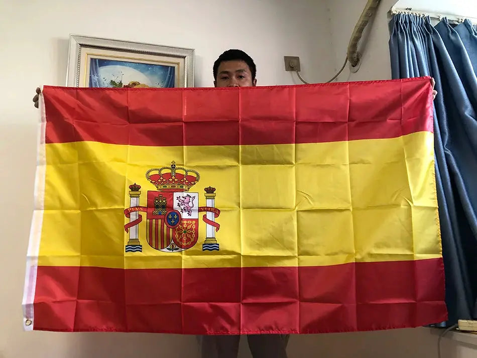 Spain Flag 90x150cm 3x5ft Indoor Outdoor Polyester For Celebrations