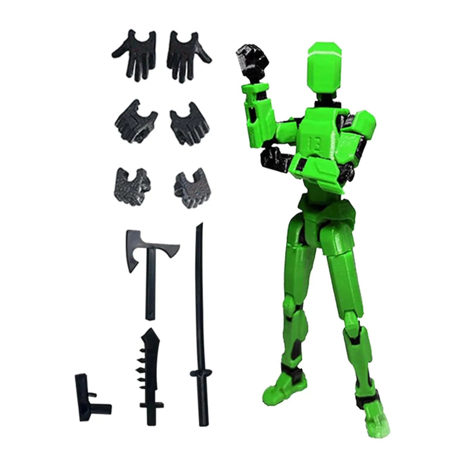 13 Joints Articulated Movable Dummy Doll For Diy Assembly 3D Printed Action Figure Stop Motion Animation