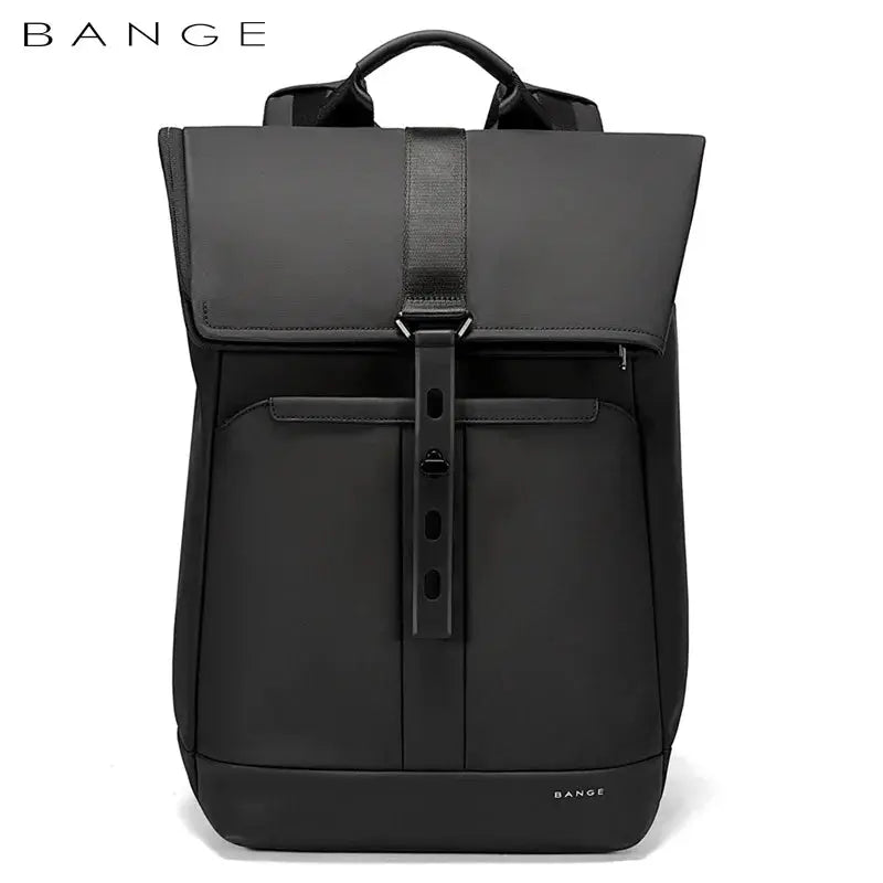BANGE black anti-theft waterproof laptop backpack for 15.6-inch laptops, daily work backpack