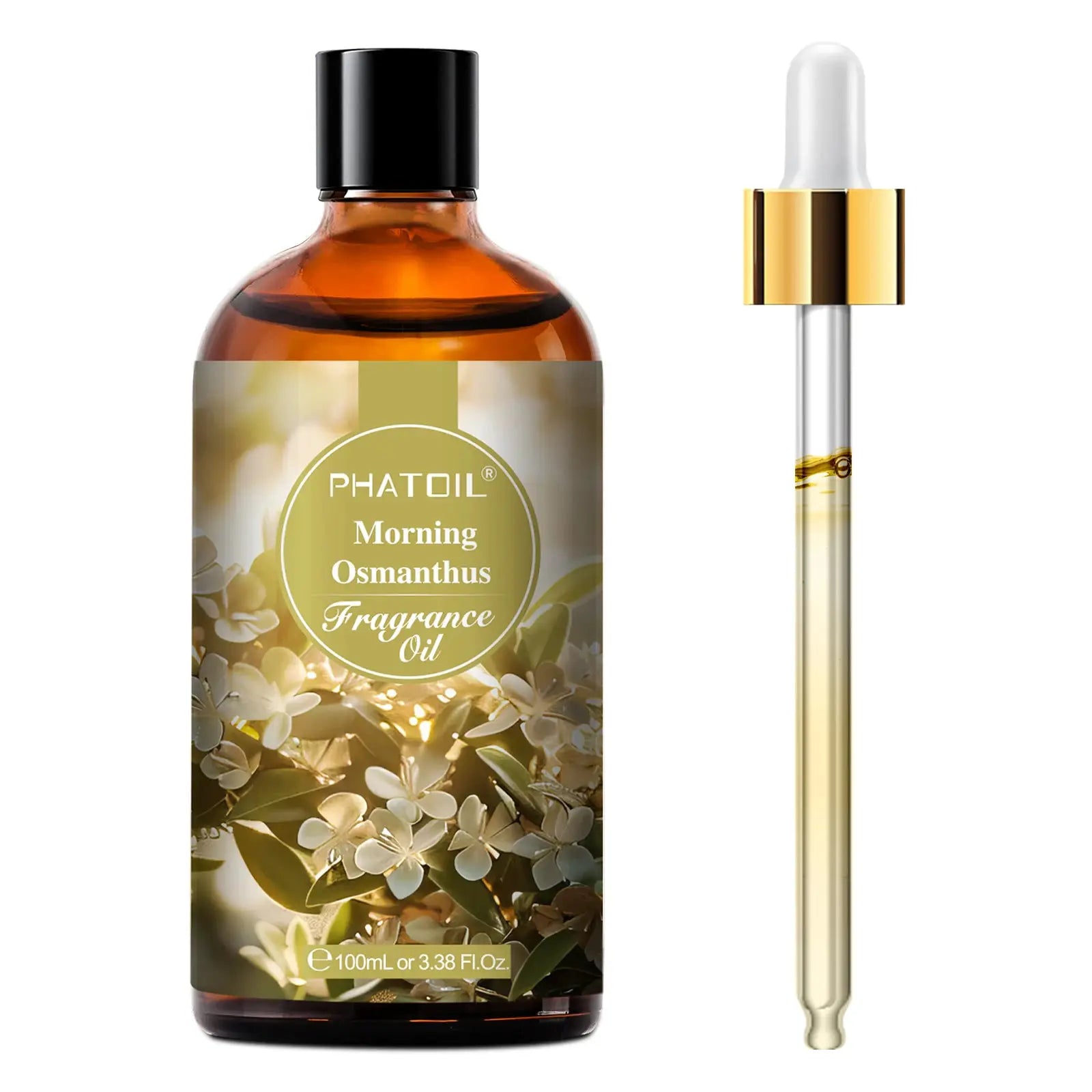 PHATOIL 100ml Fragrance Oils Set With Dropper White Musk Orange Blossom Bubble Gum Baby Powder Coffee For Aromatherapy