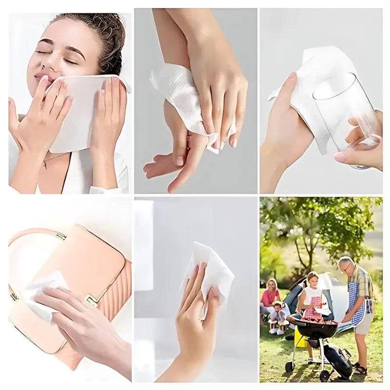 Valentine Gift For Him And Her Individually Wrapped Compressed Towels Soft Cotton Facial Towe lettes For Travel Hygienic