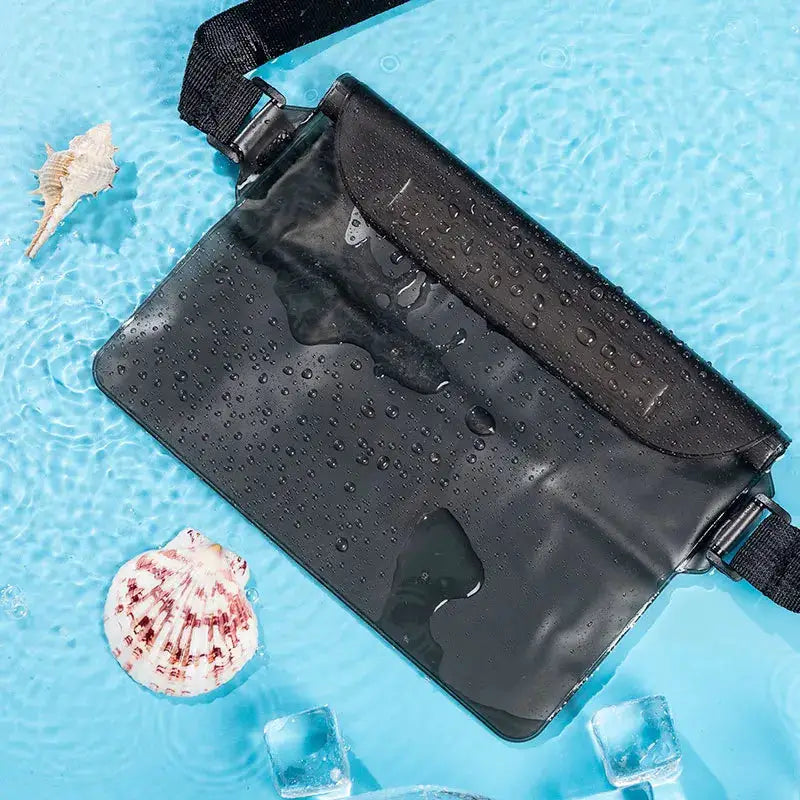 Three Layer High Waterproof Sealing Swimming Bag Large Transparent Dry Pouch For Iphone And Mobile Phones