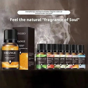 17 Flavors 10ml Essential Oils Set For Aroma Diffuser And Humidifier Lavender Rose Eucalyptus White Peach Oolong