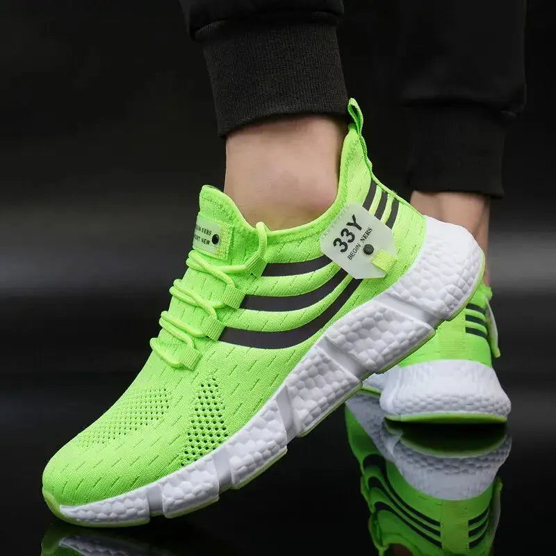 AeroStride Mens Casual Sport Shoes Breathable Lightweight Mesh Running Sneakers For Outdoor Activity
