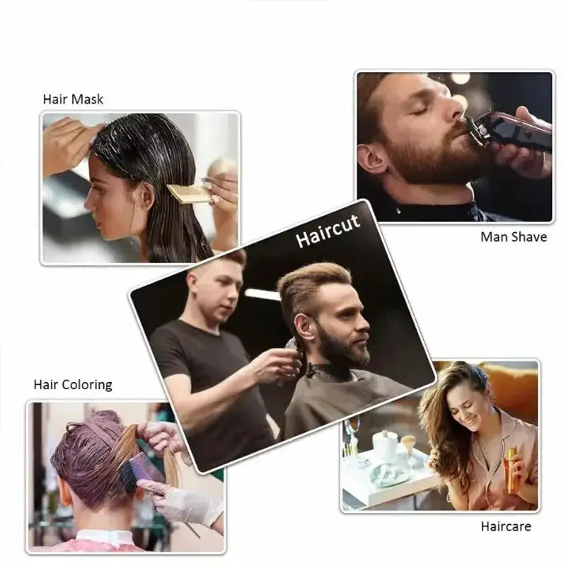 ProGroom Breathable Haircut Umbrella Cape With Three Dimensional Design For Mess Free Home Salon