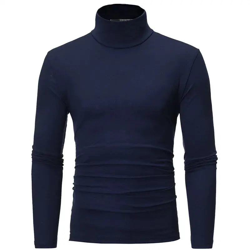 Gaoke Mens High Neck Thermal Shirt Slim Fit Base Layer Long Sleeve Tee For Winter And Autumn