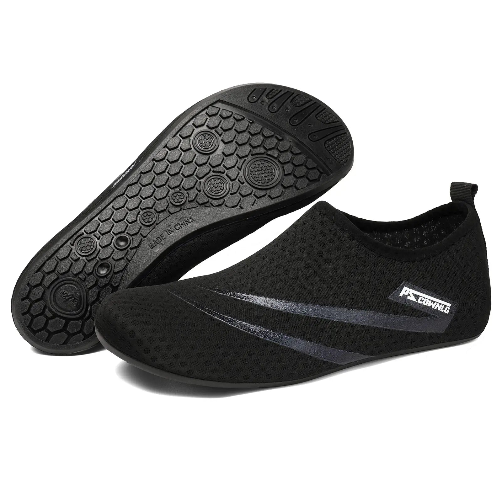 AquaStride Unisex Water Shoes Breathable Mesh Quick Dry Non Slip Rubber Outsole For Beach Surf Snorkeling