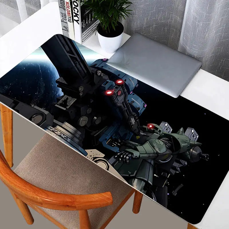 XL Gundam Zaku II Mouse Pad 800x300 XXL Speed Desk Mat For ESports PC Keyboard Pro