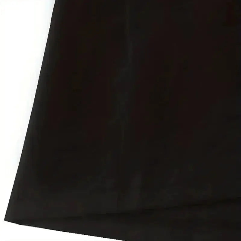 Men's black lightweight open-stitch kimono cardigan with 3/4 sleeves