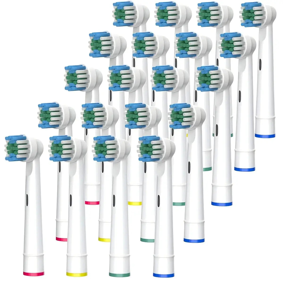Oral B Compatible Replacement Toothbrush Heads For Braun Electric Toothbrushes With Soft And Medium Nylon Bristles