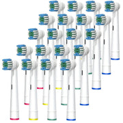 Oral B Compatible Replacement Toothbrush Heads For Braun Electric Toothbrushes With Soft And Medium Nylon Bristles