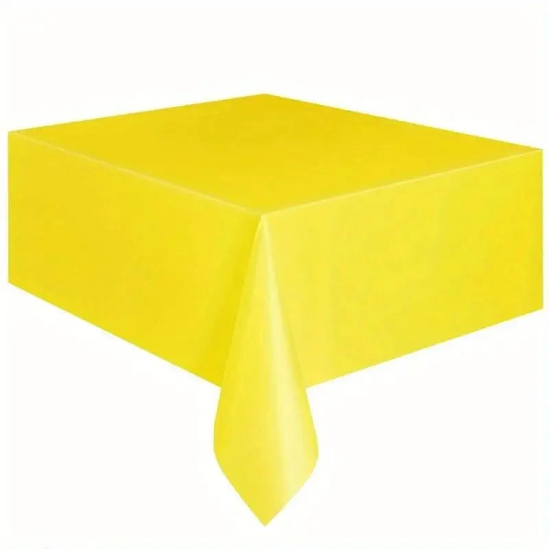 Plastic Disposable Table Cover 137x183cm Waterproof Rectangle For Birthday Parties Weddings Christmas New Year Events