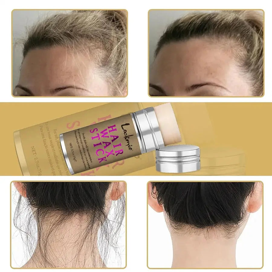 Lockmio Hair Wax Stick For Wigs Anti Frizz Flyaway Control With Long Lasting Smooth Hold