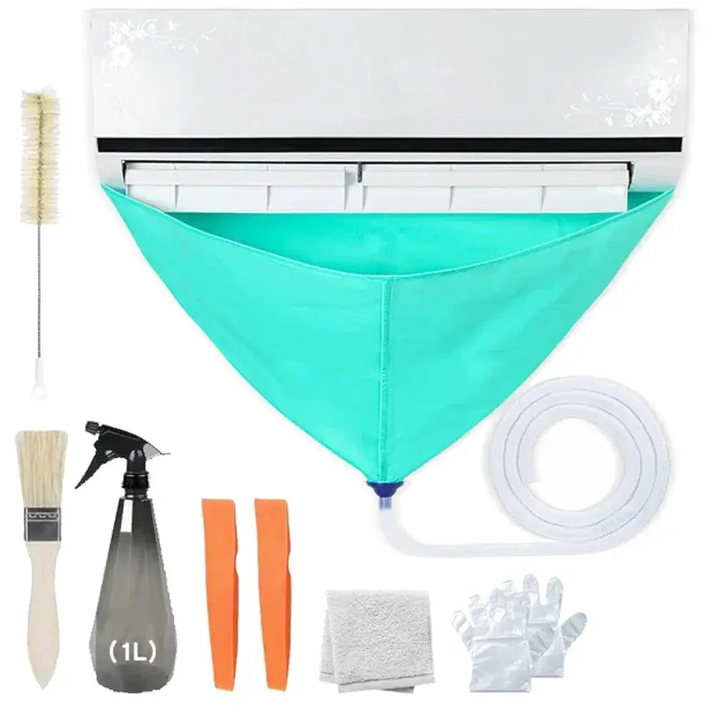 1-10Pcs Air Conditioner Cleaning Bag Kit Waterproof Drain Hose For Washing And Conditioning Aircon Cleaner