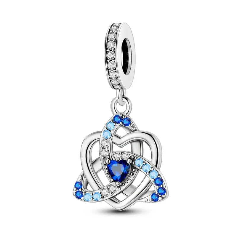 Original 925 Silver Charms Beads For Pendant Charm Bracelet Dangle For Women DIY Fine Jewelry Making Hot Sale