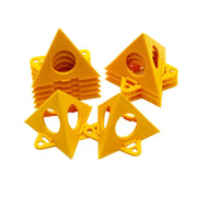 10 Piece Pyramid Shaped Triangular Bracket Set for Woodworking Paint and Spray Applications