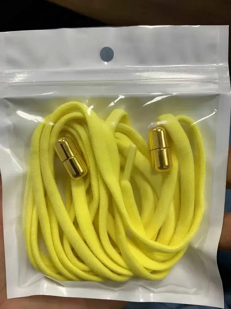 Elastic No Tie Shoelaces For All Shoes One Pair Kids And Adults Quick Lacing Flat Sneakers