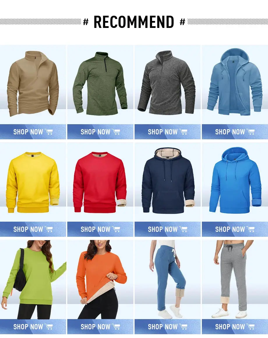 Simples Market TACVASEN fleece vest jackets for men; stand-collar sleeveless waistcoats, 12-item apparel grid