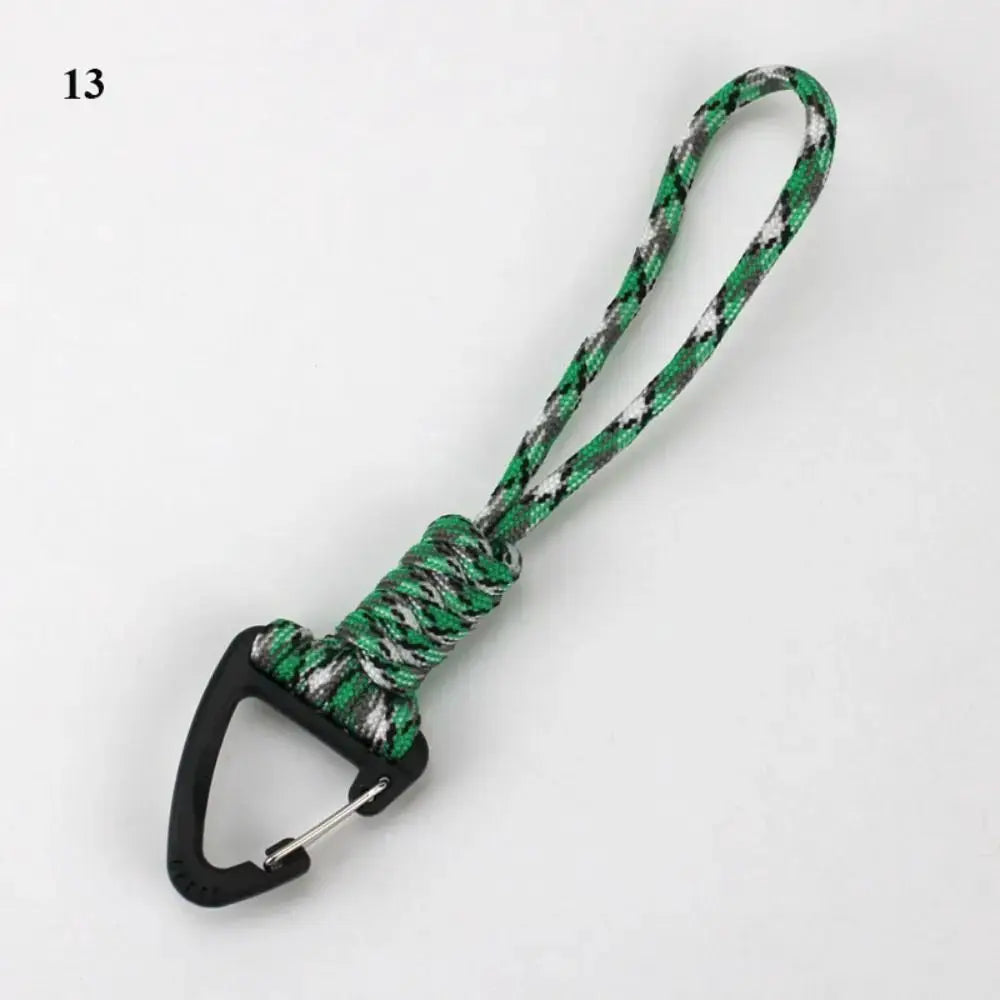 Paracord Keychain Lanyard With Rotatable Buckle High Strength Parachute Cord For Survival Backpack And Key Ring