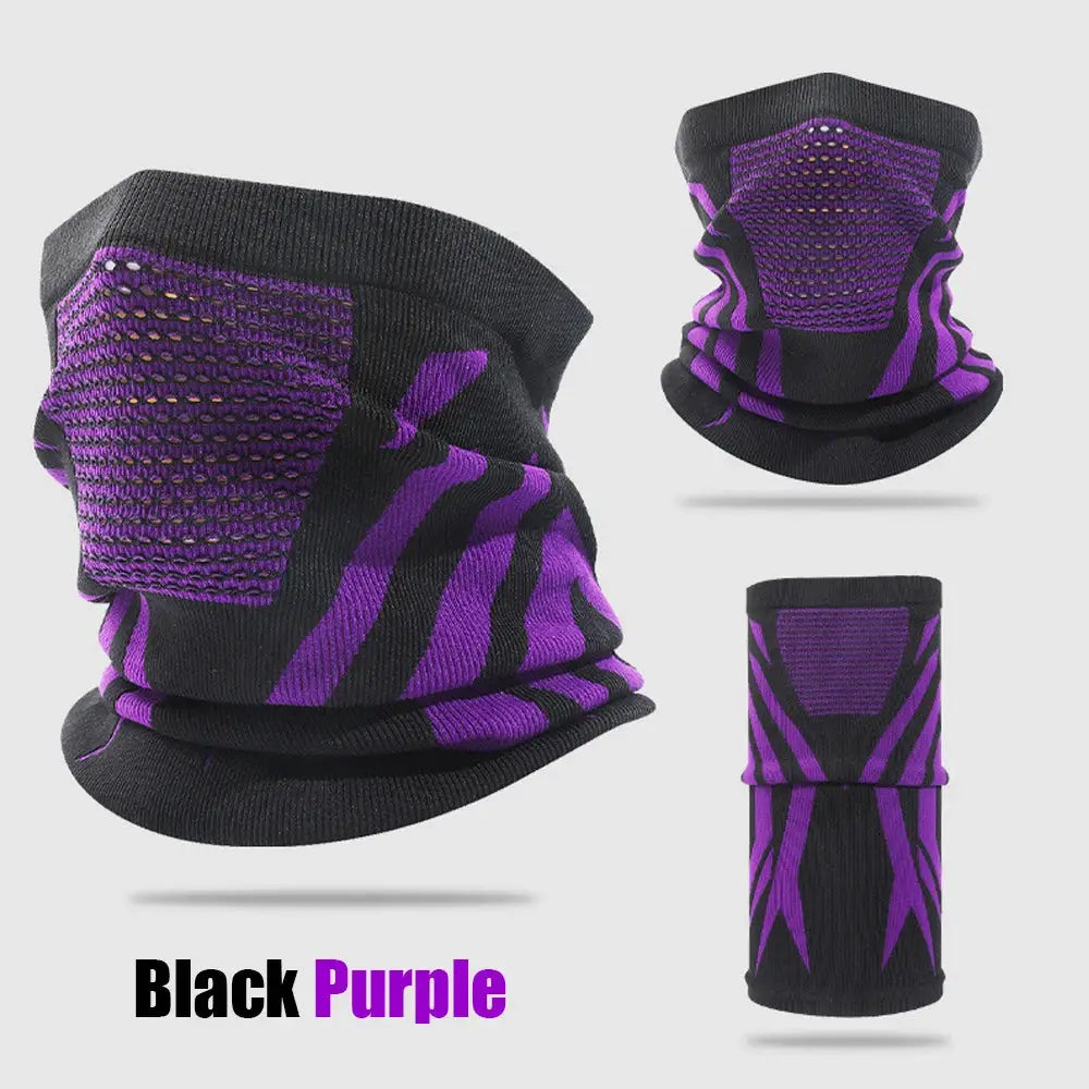 Winter Warm Skiing Mask Neck Gaiter Unisex Elastic Breathable Cycling Running Motorcycle Mask For Outdoor Sports