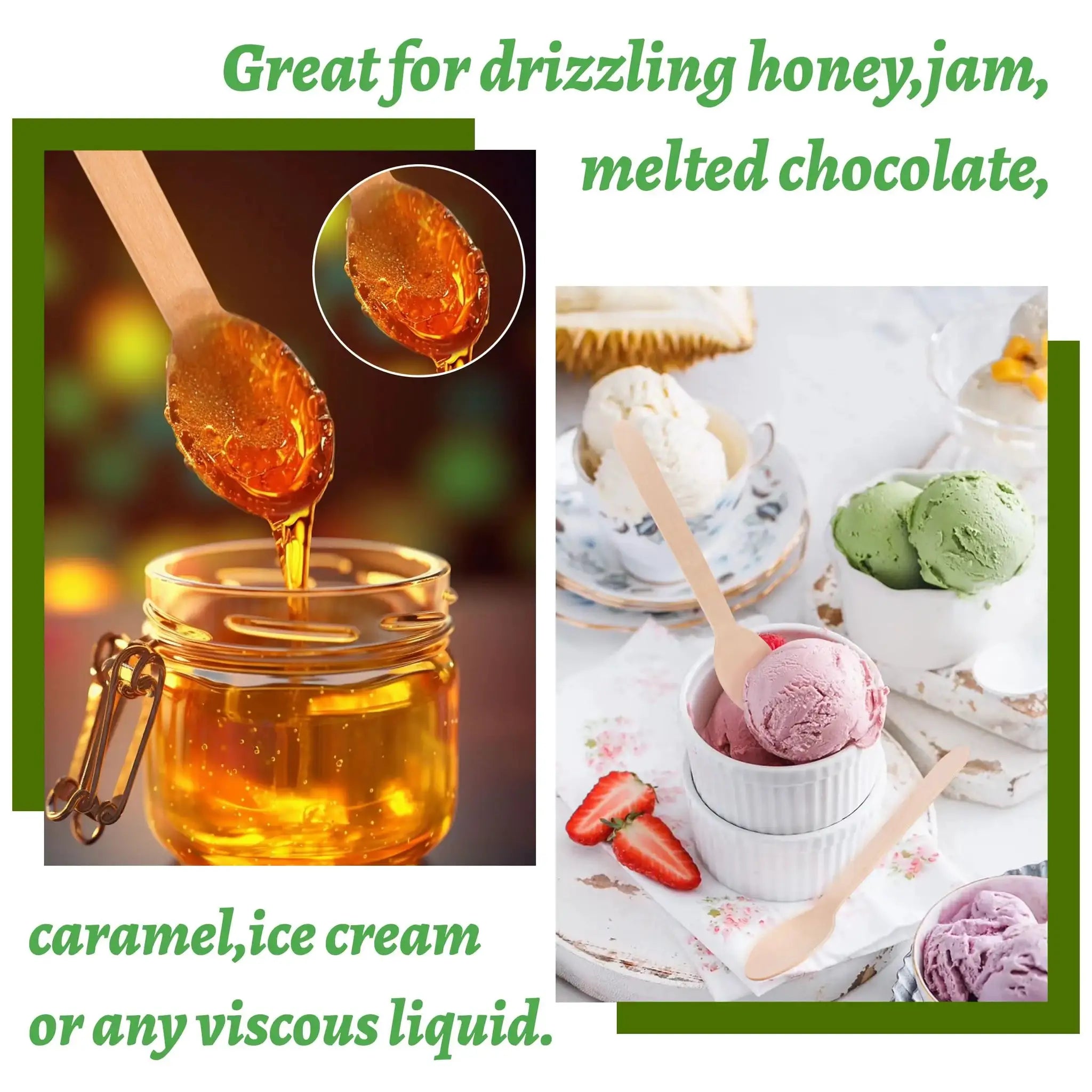 Disposable Wooden Spoons Set 50 100 Pcs For Tasting Yogurt Ice Cream Desserts Forks Wedding Party Tableware