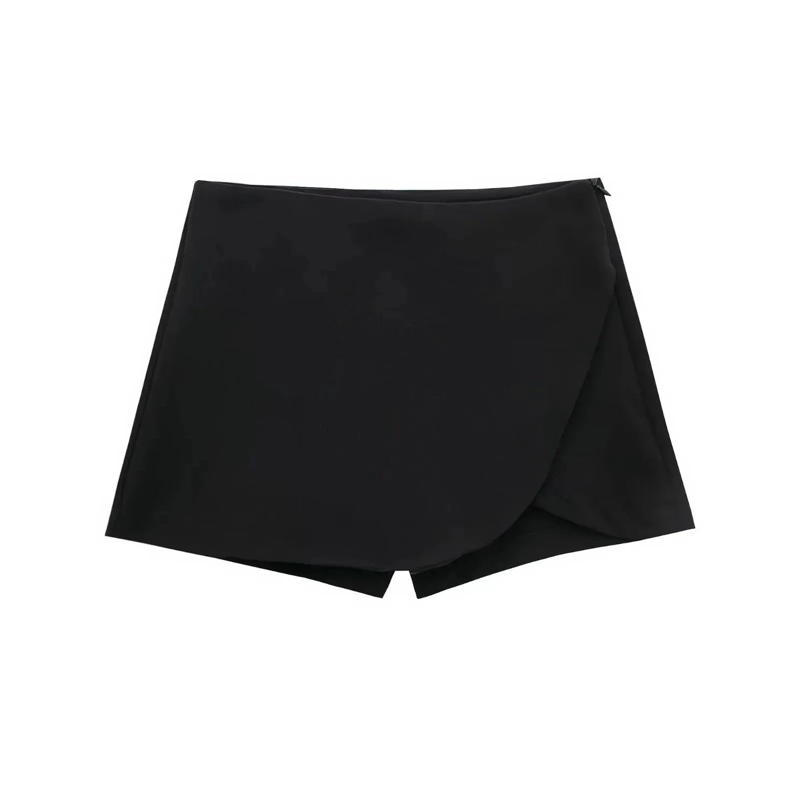 Hxao Women's Skort High Waist Asymmetric Mini Skirt Stretchy Polyester Blend For Casual Summer