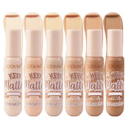 Liquid Concealer Stick Foundation 6 Color Moisturizing Full Coverage for Acne and Dark Circles Natural Matte Makeup