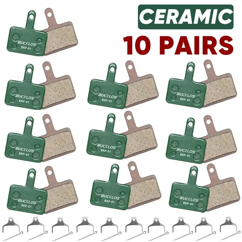 Bucklos Ceramic Hydraulic Disc Brake Pads for Shimano MT200 B01S B05S MTB Mountain Road Bike