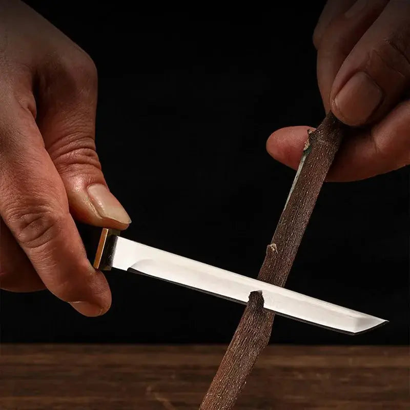 Hand Forged Utility Knife for Slicing Meat Fruit Fish Versatile Kitchen Chef Cleaver and Boning Butcher Knife